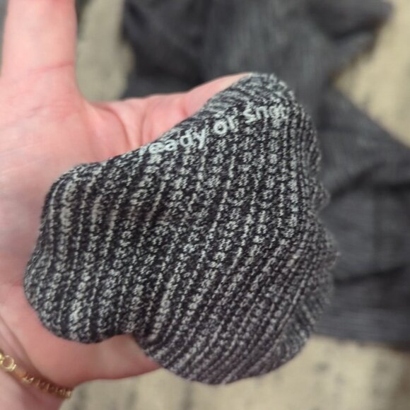 Lululemon Think Fast Pullover Long Sleeve Zip Coco Pique Black - Picture 11 of 12